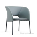 China Hot Sales Office Chair Iron Legs Soft Leather Manufactory